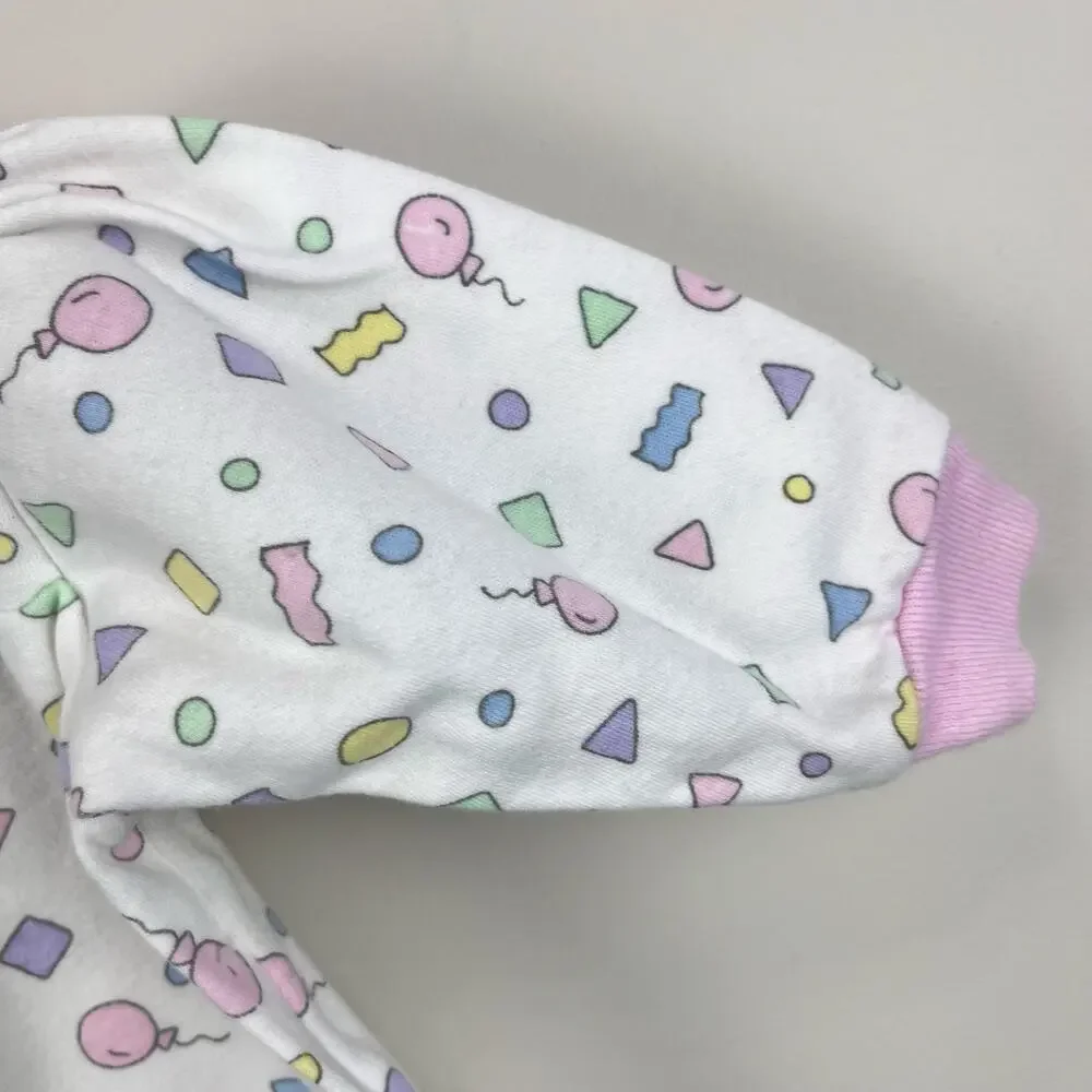 Fisher-Price Kidswear Pastel Confetti Coverall Romper Newborn USA